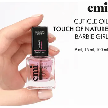 Pleťová kosmetika emi Cuticle Oil Barbie Girl Touch of Nature, 15 ml. – olej na kůžičku