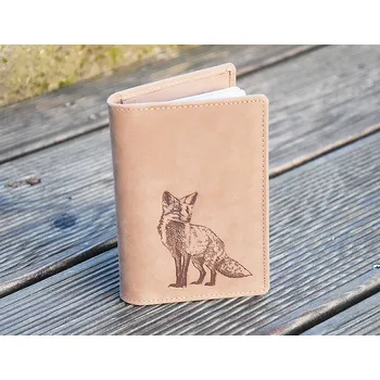 Obal na doklad Pouzdro Na Myslivecké Doklady "Liška" - Dárek pro myslivce