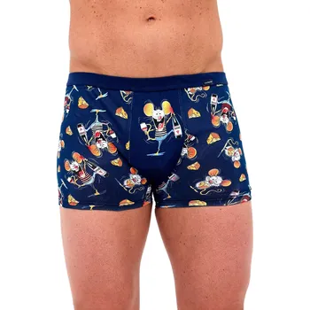 Pánské spodní prádlo Pánské boxerky CORNETTE TATTOO 280/249 MOUSE tmavě modrá XL 0