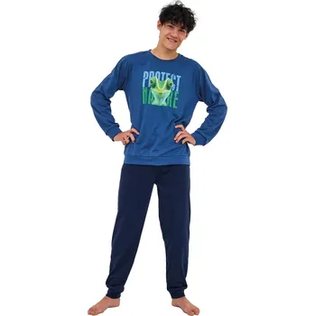 Pyžamo pro mládež CORNETTE 999/55 PROTECT jeans L/182 0