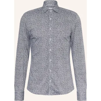 Pánská košile 1863 By Eterna Pánská Košile Slim Fit, bílá / tmavě modrá, 44