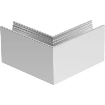 ECONOMYVnitřní roh pro podlahové profily 0004 UnoXL FLEX2, hliník stříbrný elox