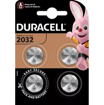 Duracell CR2032, 4 ks
