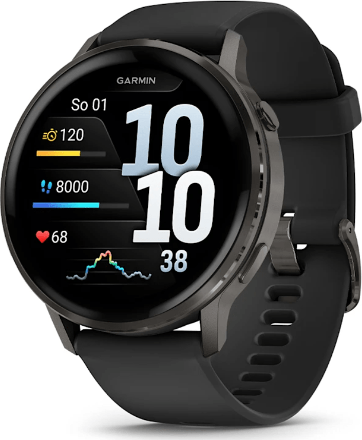 Garmin Venu 4 - 45 mm, Slate / Black 010-03014-00