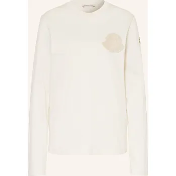 Dámské tričko Moncler Dámské Tričko S Dlouhým Rukávem, bílá, 38