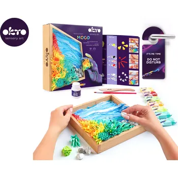 kreativní sada OKTO 3D Obraz modelovací set motiv "Pokojný oceán"