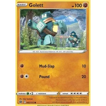 Sběratelská karetní hra Pokémon BRS 082/172 Golett - Brilliant Stars Stav: Near Mint, Verze: NORMAL