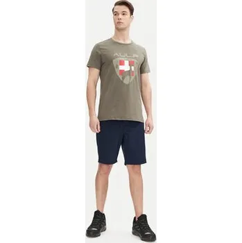 Pánské tričko Aulp T-Shirt Roque Khaki Regular Fit S