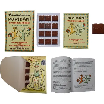 Čokoláda Fikar Čokoládová knihovna Povídání o pejskovi a kočičce 60g