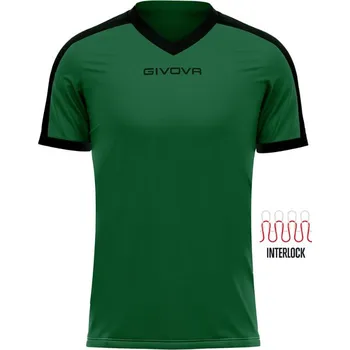 Chlapecké tričko Sportovní triko GIVOVA Revolution green-black L
