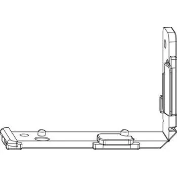 Příslušenství k oknu MACO podložka Multi Power typ 08, levá spodní/pravá horní, šedá (364077)