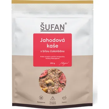 ŠUFAN Jahodová kaše s bílou čokoládou 250g