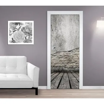 Fototapeta Samolepící fototapeta na dveře - Stará stěna