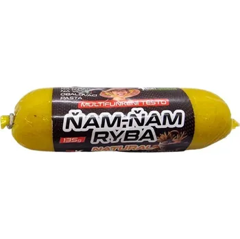 Umělá nástraha Těsto DK Fishing Ňam-Ňam Ryba 135gr Natural