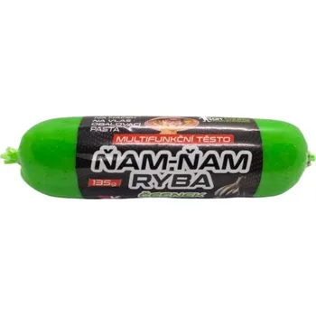 Umělá nástraha Těsto DK Fishing Ňam-Ňam Ryba 135gr Česnek