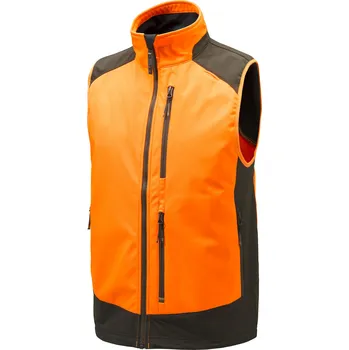 Pánská vesta Beretta Pánská lovecká vesta Butte Softshell Velikost: M Orange/Brown Bark