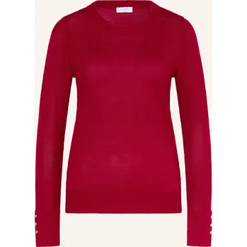 Dámský svetr Hobbs Dámský Svetr Penny Z Merino Vlny, tmavě červená, 36