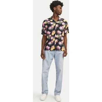 Pánská košile Jack & Jones Košile Luke Tampa 12250537 Barevná Relaxed Fit S