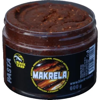 Návnadová surovina Obalovací Pasta Black Carp 600gr Makrela