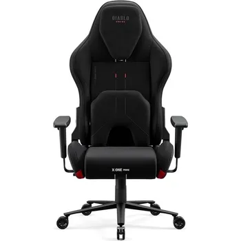 Herní židle Diablo X.One Prime Normal Size herní židle černá Uhlově černá