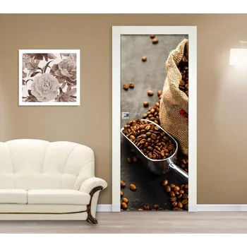 Fototapeta Samolepící fototapeta na dveře - Káva