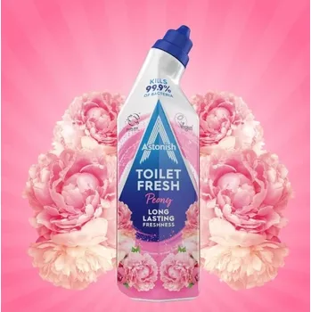 WC čistič Astonish Gel na čištění toalety Peony 750ml
