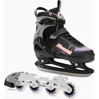Kolečkové brusle Dětské kolečkové brusle nastavitelné ATTABO Bladeroll black/violet