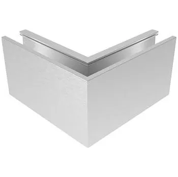 ECONOMY vnitřní roh pro podlahové profily 0004 ECO, hliník stříbrný elox