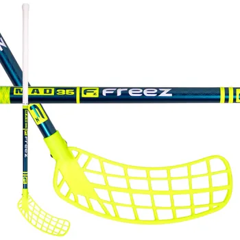 Florbalová hůl FREEZ MAD 35 blue-yellow