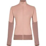 Icebreaker Wmns Merino Blend 300 RealFleece Descender LS Zip, Summit/Blush/CB