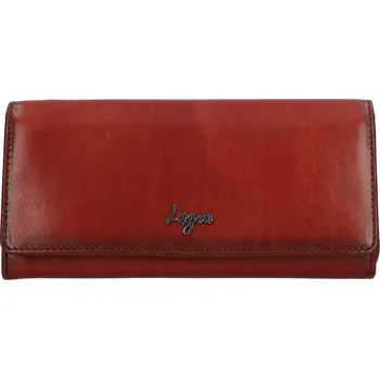 Peněženka dámská peněženka kožená LGW 720D CGN HNĚDÁ