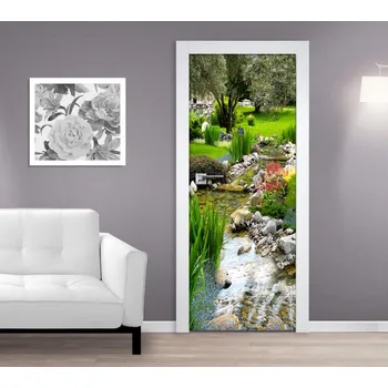 Fototapeta Samolepící fototapeta na dveře - Krásná zahrada