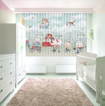 Žaluzie Vertikální fotožaluzie - Zvířátka ve městě Látka: Klasická