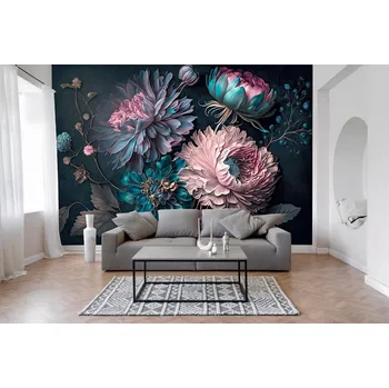 Fototapeta Fototapeta na zeď - Magie temných květin Typ: Vliesová