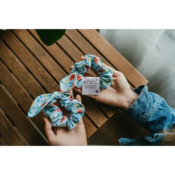 ePiPí Bavlněná gumička Květy Varianta gumičky: S mašlí