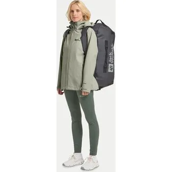 Dámská větrovka Jack Wolfskin Outdoorová bunda Trailtime 2l A63902 Zelená Regular Fit S