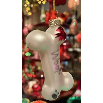 Vánoční ozdoba Hitra Vánoční psí ozdoba Kost