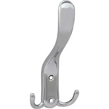 Věšák Věšák na klobouk Canelli š.78 mm, v.160 mm, tlak. litý zinek chromovaný leštěný