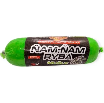 Umělá nástraha Těsto DK Fishing Ňam-Ňam Ryba 135gr Mušle