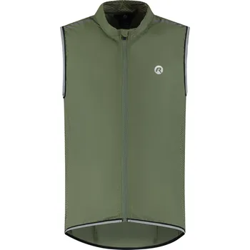 Moto kalhoty Cyklistická vesta Rogelli CORE s prodyšnými boky a zády, khaki 2XL