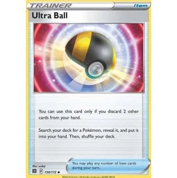 Volný čas Pokémon BRS 150/172 Ultra Ball - Brilliant Stars Stav: Near Mint, Verze: NORMAL