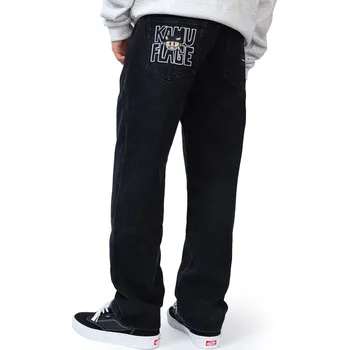 Pánské džíny Kalhoty Kamuflage Biggie Cashout Black - 30