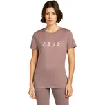 Dámské merino tričko s krátkým rukávem ICEBREAKER Wmns 150 Tech Lite SS Tee Snow Day, Summit velikost: S