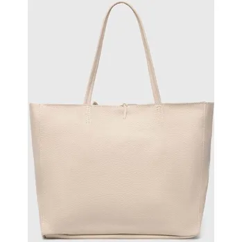 Kabelka Kožená kabelka Answear.LAB 755.HWK béžová 80X, vel. ONE SIZE