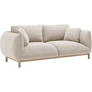 Pohovka Micadoni Světle béžová dvoumístná pohovka Ada 178 cm