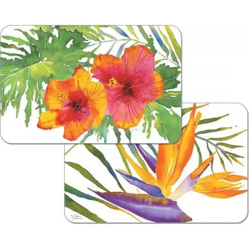 Stolní podložka Plastová podložka na stůl CALA HOME PARADISE vícebarevná 43 x 28,5 cm