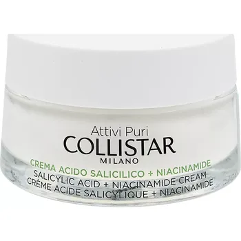 Pleťový krém Collistar Attivi Puri Salicylic Acid + Niacinamide zklidňující krém s kyselinou salicylovou 50 ml + Prodloužená možnost vrácení zboží do 30 dnů.