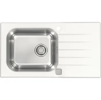 Granitový dřez Alveus ALTONE 20 Bílá sklo + 5 % sleva v košíku s kódem SLEVA5
