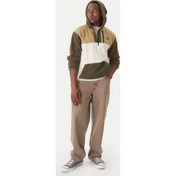 Pánská mikina Quiksilver Mikina EQYPF03073 Khaki Regular Fit S