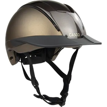 Jezdecká přilba CASCO Helma Duell Prime CASCO, hnědá Obvod hlavy: 55-57 cm